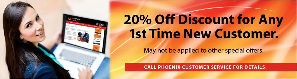 20 percent discount for any 1st time new customer